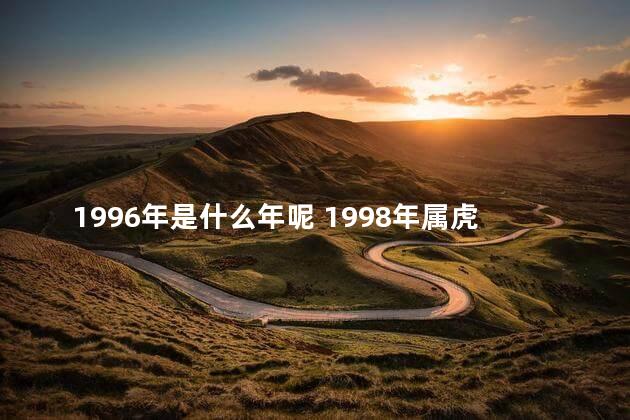 1996年是什么年呢 1998年属虎的是什么命